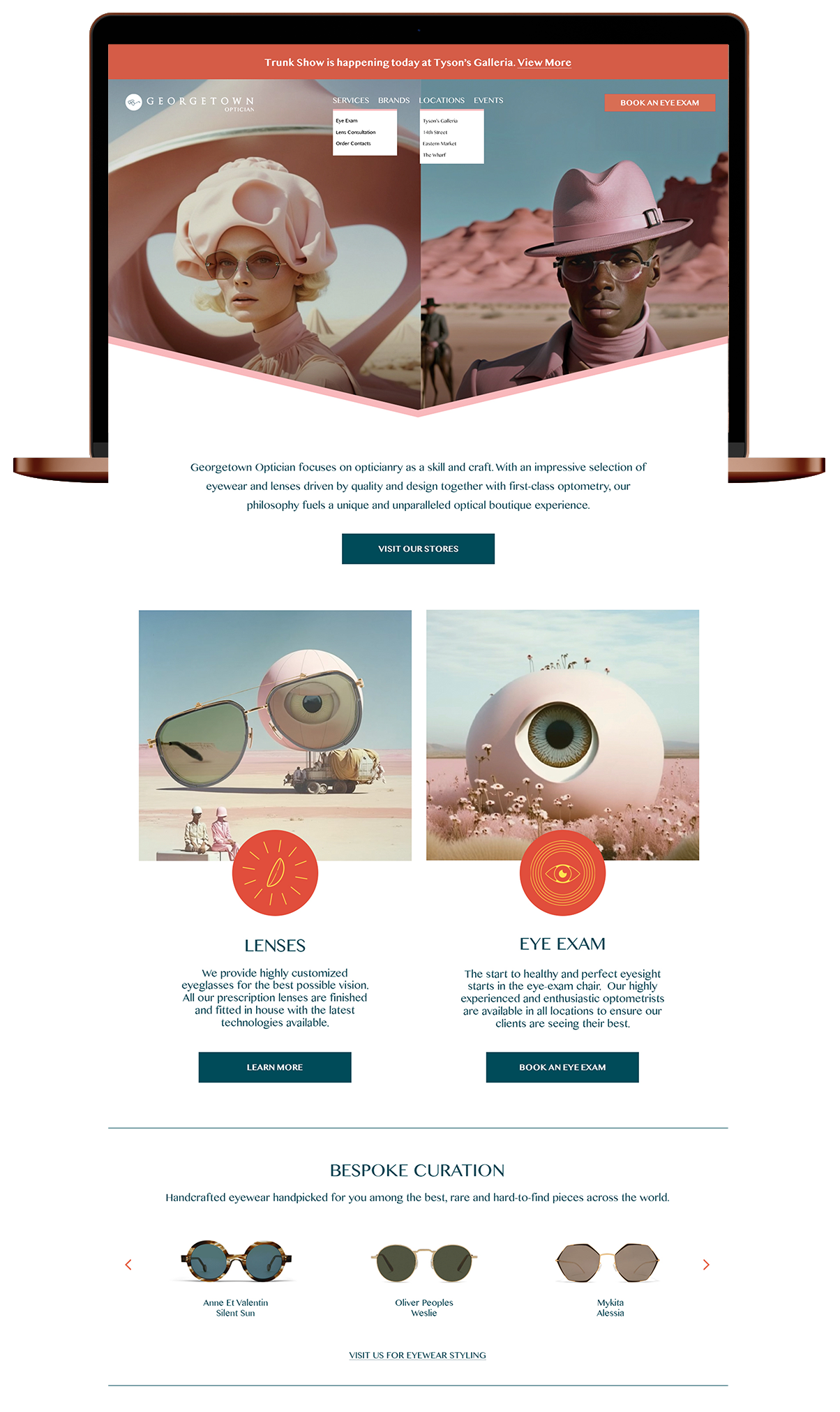 Georgetown website design