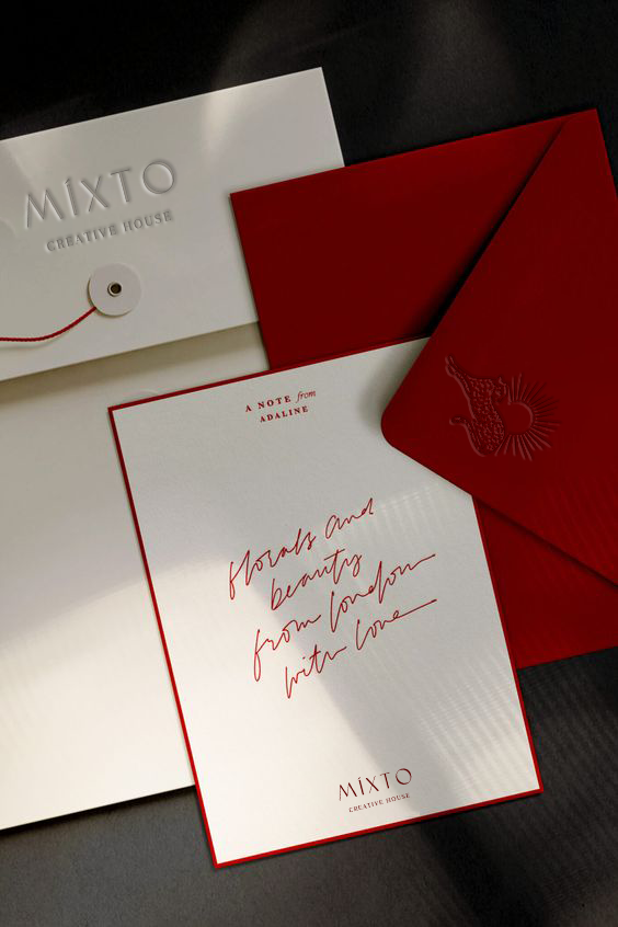 Míxto correspondence stationery