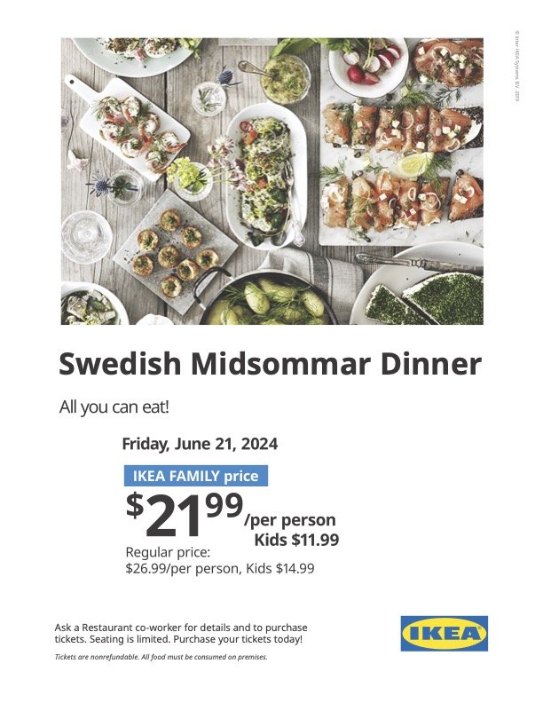 Swedish Midsommar Dinner landscape communication