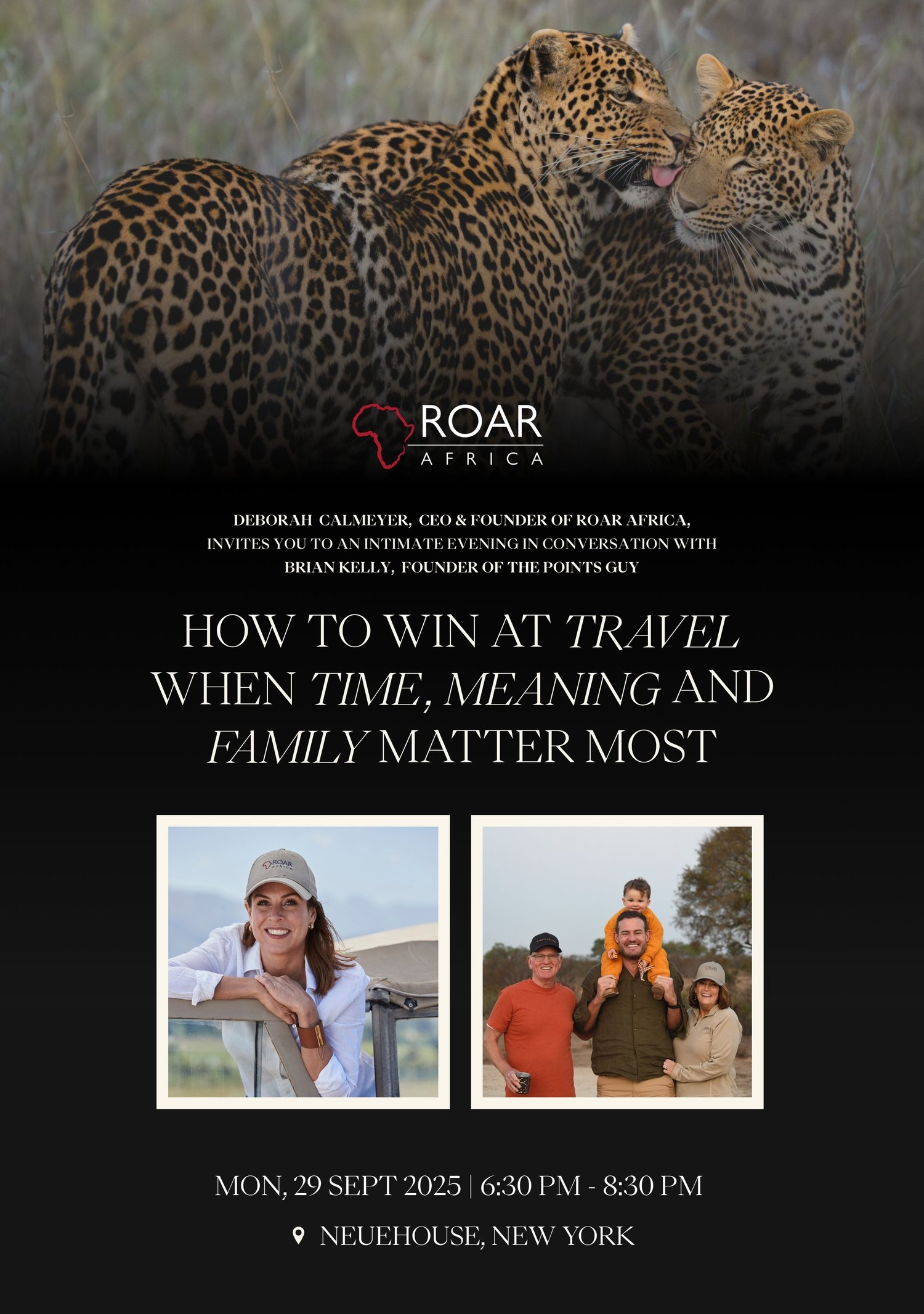 ROAR Africa and Brian Kelly event invitation